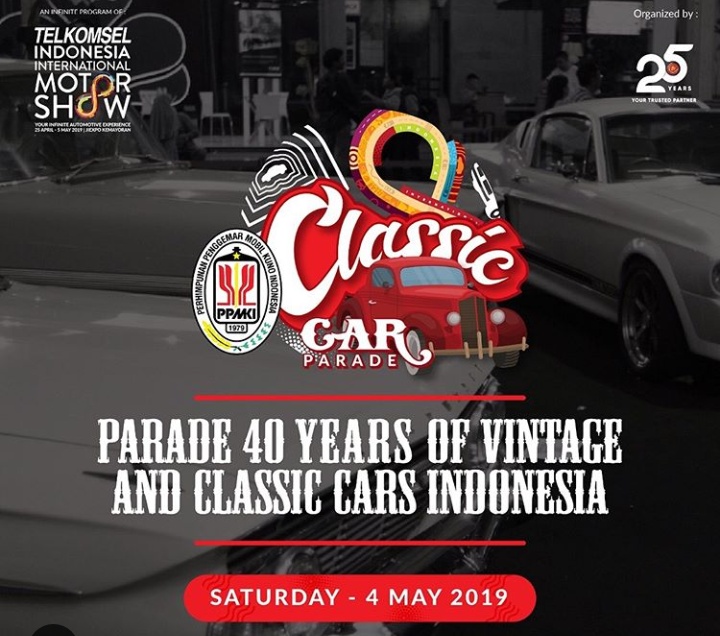 Parade Puluhan Mobil Klasik Akan Meriahkan Telkomsel IIMS 2019