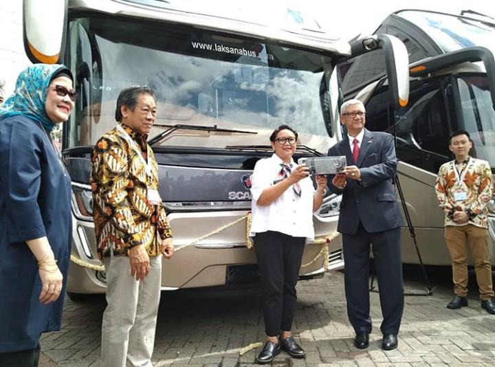 CV Laksana telah melakukan ekspor sebanyak 200 unit bus ke Fiji serta Timor Leste. (ist).