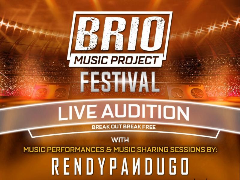 Live Audition Brio Music Project Festival yang berlangsung di Jakarta. 