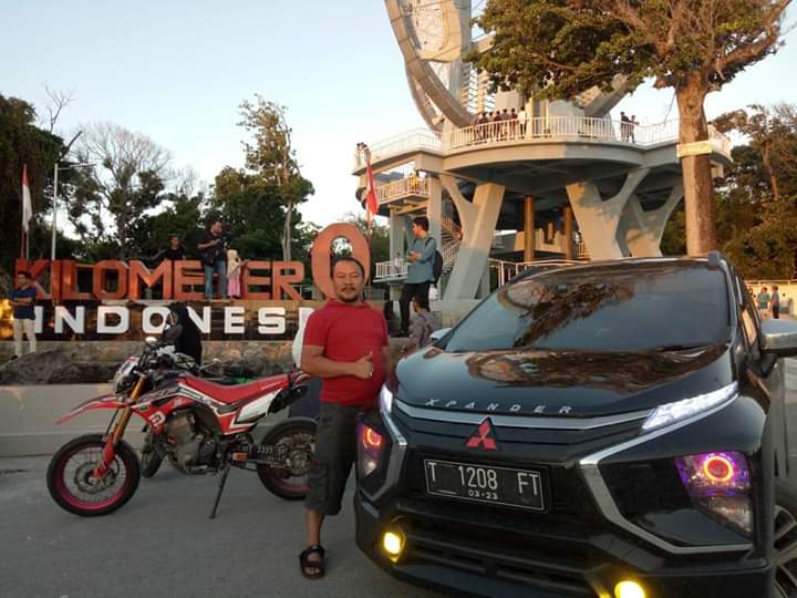 Xpander milik Sofyan Amri ini menempuh jarak sekitar 3 ribu km saat touring ke KM Nol di Sabang sekali jalan. 