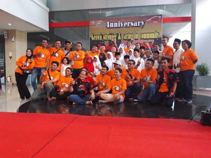 Toyota Agya Club (TAC) Jakarta rayakan anniversary ke-4 di Auto2000 Permata Hijau