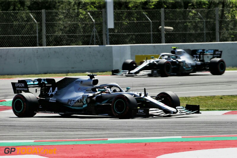 Duet Mercedes dominan di sirkuit Catalunya, Spanyol hari Minggu. (foto : ist) 