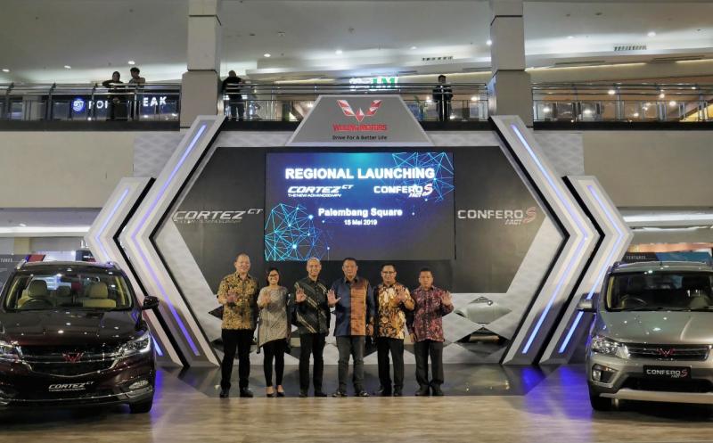 Wuling Motors dan PT Maju Global Motor Resmi Luncurkan Cortez CT dan Confero S ACT di Kota Palembang. (ist) 