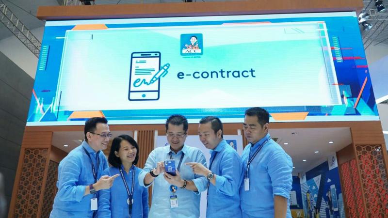  E-Contract diluncurkan 20 Juli 2019 di Main Booth Astra Financial GIIAS 2019.