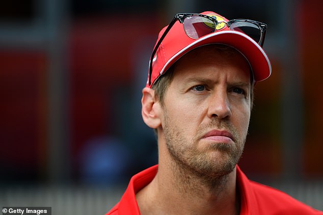 Sebastian Vettel (Ferrari) terpaksa balapan dari brlakang (Foto: dailymail). 