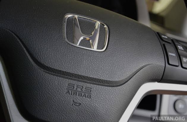 Honda mengumumkan penggantian Airbag Inflator pada mobil-mobil Honda tipe tertentu sebanyak total 7.330 unit mobil. (dok. Paultan)