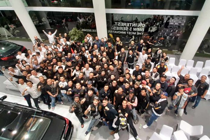 BMW Astra gandeng komunitas Moge Harley Davidson