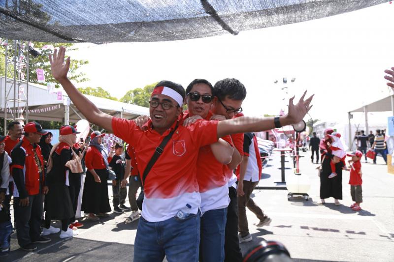 Keriaan Xpander Pinter Bener Family Festival rayakan kemerdekaan RI di Mandala Krida Yogyakarta. 