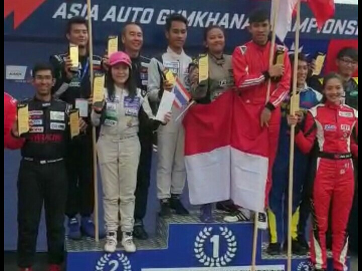 Indonesia Juara Asian Auto Gymkhana Championship di Korsel