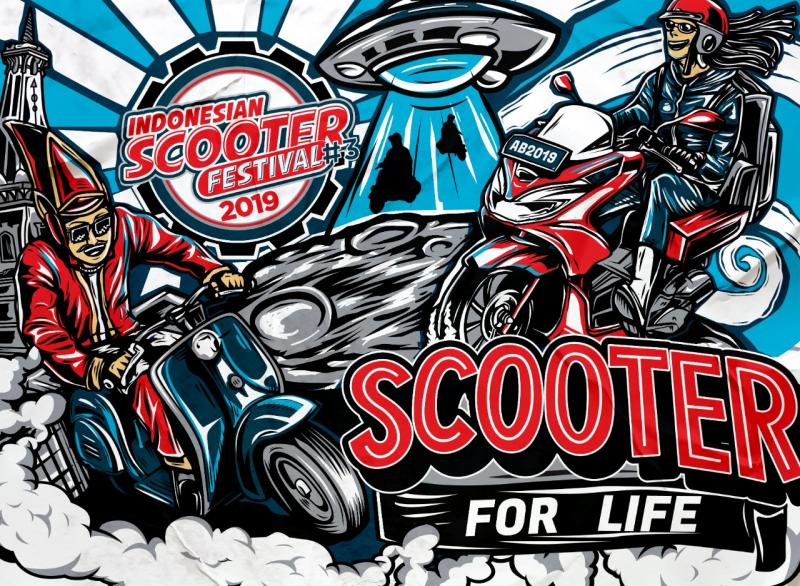 Indonesia Scooter Festival (ISF) edisi ke-3 mengusung tema Scooter for life