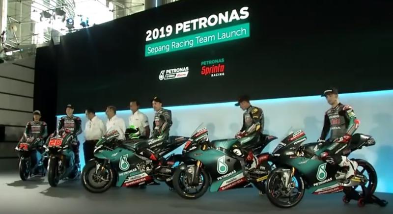 Tampil perdana di MotoGP 2019, Petronas Yamaha Sepang Racing Team raih sukses ganda - pembalap dan tim. (Foto: bernama)