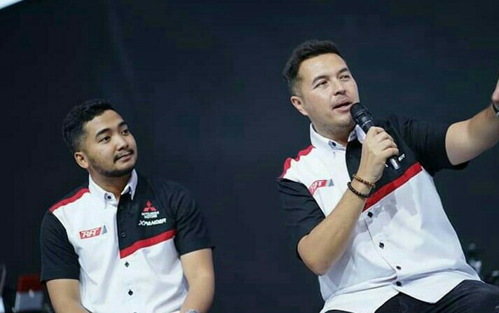 Rifat Sungkar dan M Redwan, juara putaran 4 Kejurnas Sprint Rally di sirkuit Swarnadwipa Nusantara Muara Bungo Jambi