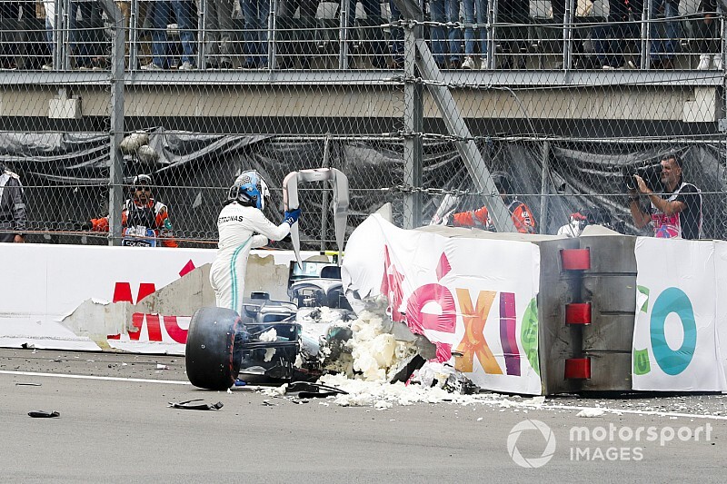 Petaka Valtteri Bottas di GP Meksiko, yang akhirnya juga jadi petaka Max Verstappen. (Foto: motorsport)
