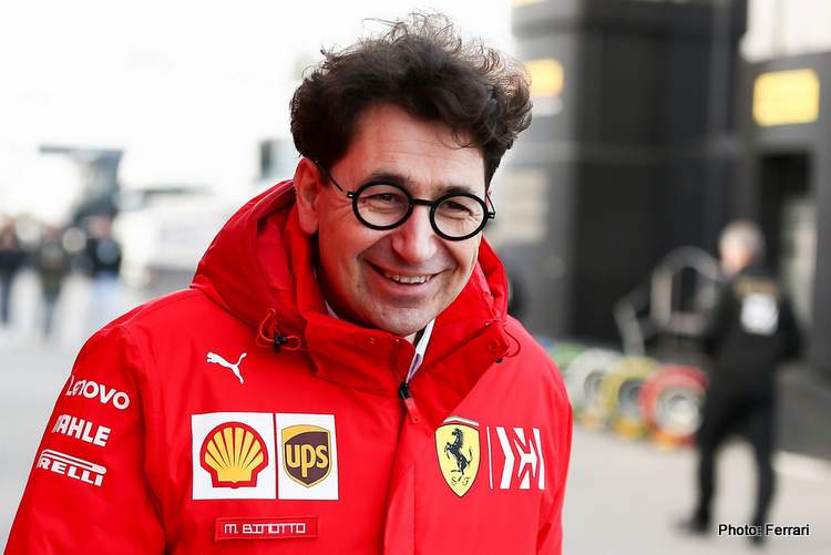 Team Principal Ferrari Mattia Binotto. (Foto: f1)