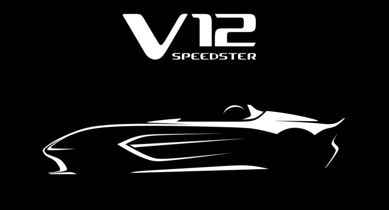 Sketsa Aston Martin V12 Speedster Limited Edition (carscoops)