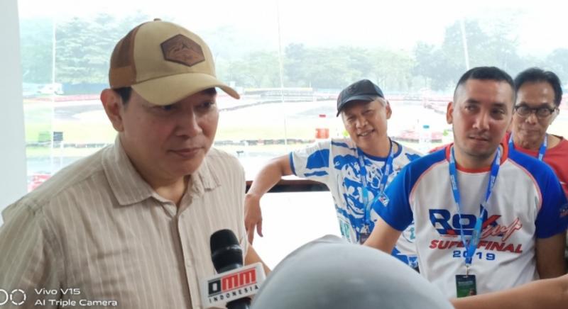 Tommy Soeharto, ingin SIKC hadirkan kejuaraan dunia gokart. (Foto : bs)