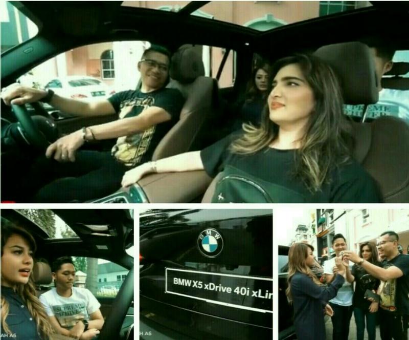 Anang Hermansyah, Ashanty, Aurel dan Azriel bersama BMW X5 xDrive40i xLine seharga Rp 1,71 miliar. (foto : youtube)