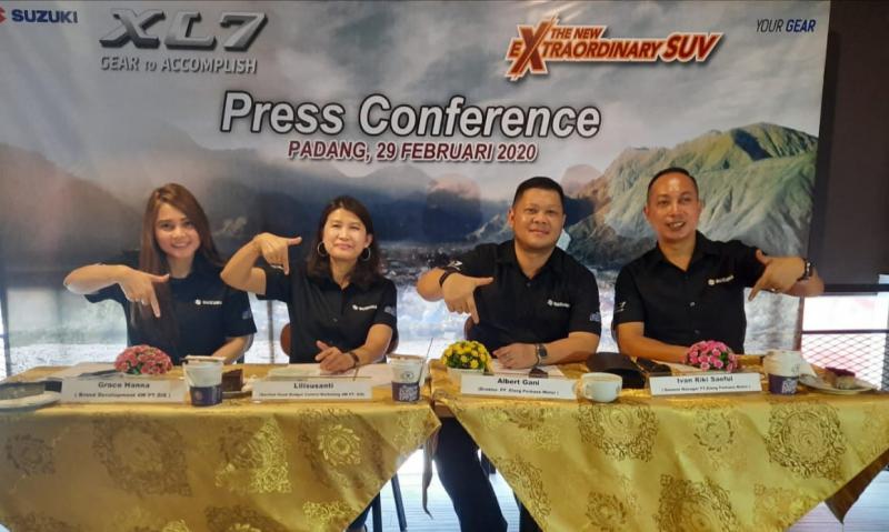 Suzuki Padang optimis hadirkan XL7 menyasar konsumen Sumatera Barat. (foto : ende)
