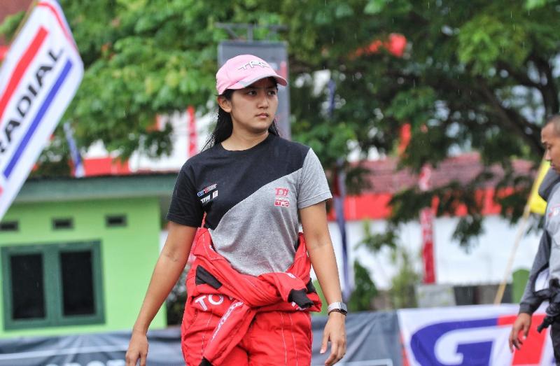 Alinka Hardianti, saat berseragam Toyota Team Indonesia