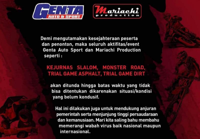 Genta Auto&Sport Tunda Seluruh Event Balapnya