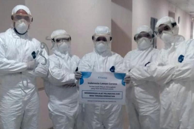 Cegah Pandemi Covid-19, FORWOT Serahkan Donasi Pengadaan APD