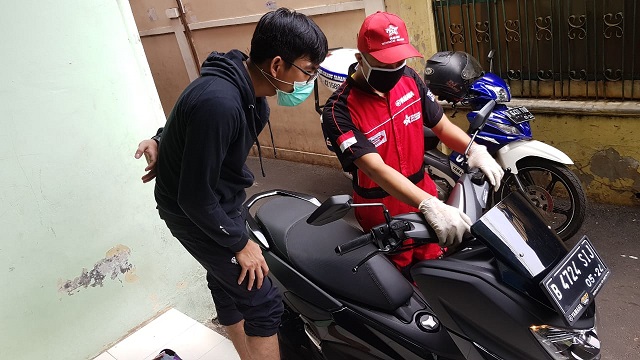 Service Kunjung Yamaha, alternatif servis motor di rumah selama work from home