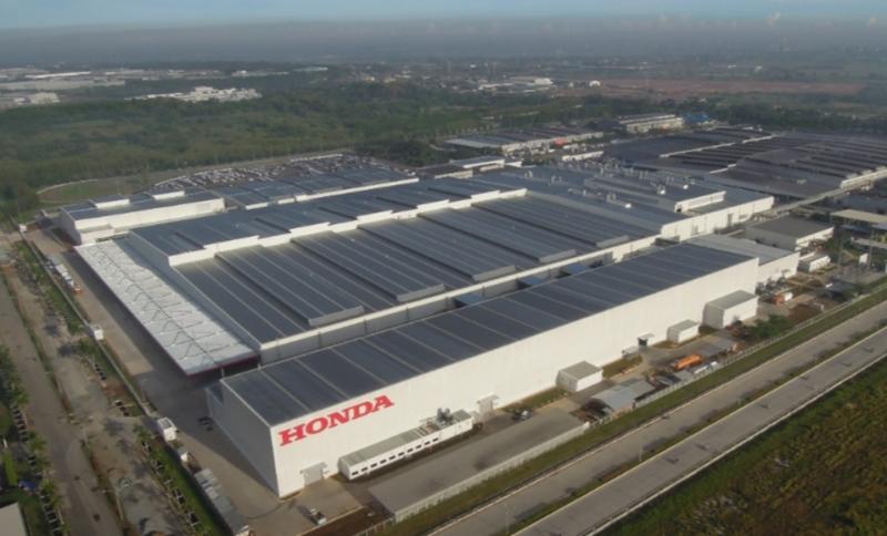 Aktifitas pabrik Honda PT Honda Prospect Motor dihentikan 2 minggu mulai 13 April mendatang. (Foto : hpm)