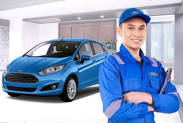 konsumen Ford bisa tetap nyaman berada dirumah dan cukup menghubungi nomor telpon yang tersedia, Tim Ford Home Service siap hadir untuk servis kendaraan ke rumah konsumen. (RMA) 