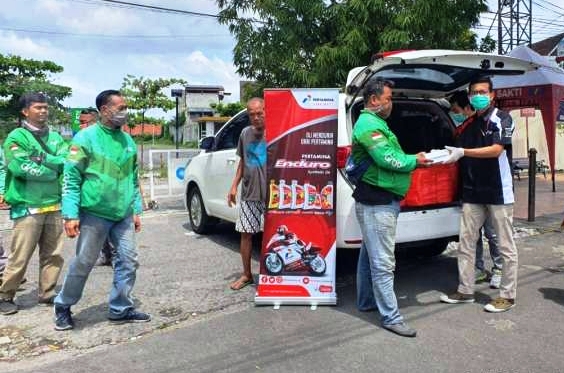 Pertamina Lubricants Sales Region IV Semarang Siagakan Pencegahan Covid-19