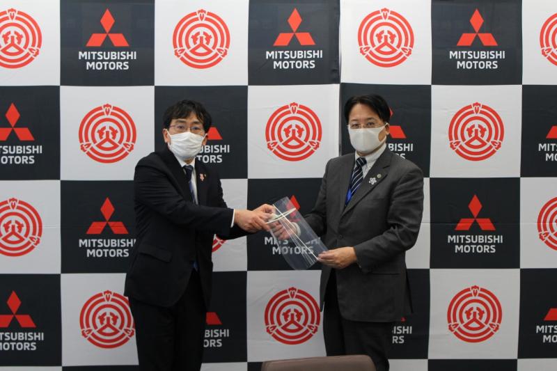 Selanjutnya, MMC juga berencana untuk menyumbangkan alat pelindung wajah tersebut ke Prefektur Okayama tempat Pabrik Mizushima berada (ist).