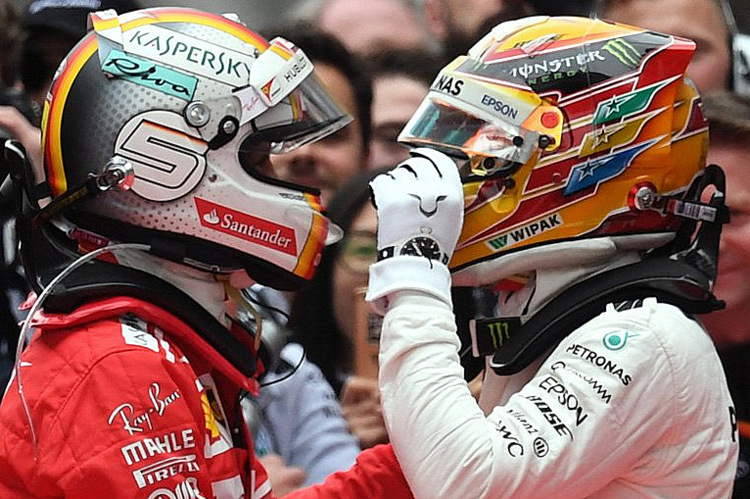 Sebastian Vettel - Lewis Hamilton, bersatu di Mercedes 2021? (Foto: grandprix247)