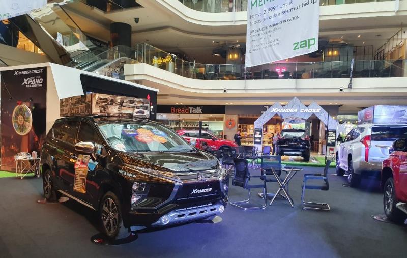Program Mitsubishi Motor Auto Show yang digelar di pusat perbelanjaan dilirik dan mendapat penghargaan. (foto : mmksi)