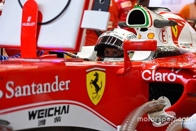 Logo Weichai yang menghilang dari bodi Ferrari memasuki kompetisi 2020. (Foto: motorsport)