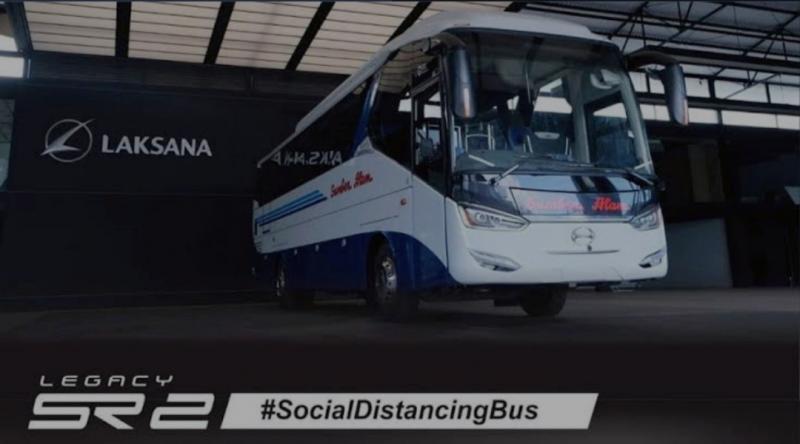 Bus Physical Distancing Kreasi Karoseri CV Laksana Ini Siap Temani Kamu Jalan-Jalan