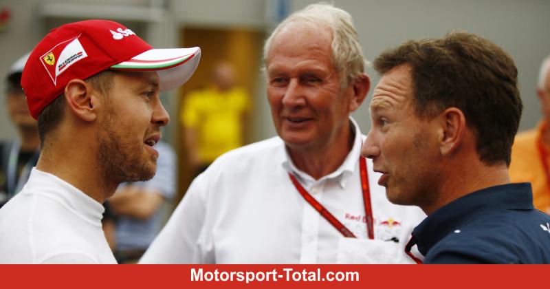 Trio Sebastian Vettel, Helmut Marko dan Christian Horner. Bersatu lagi pada 2021? (Foto: motorsport-total)