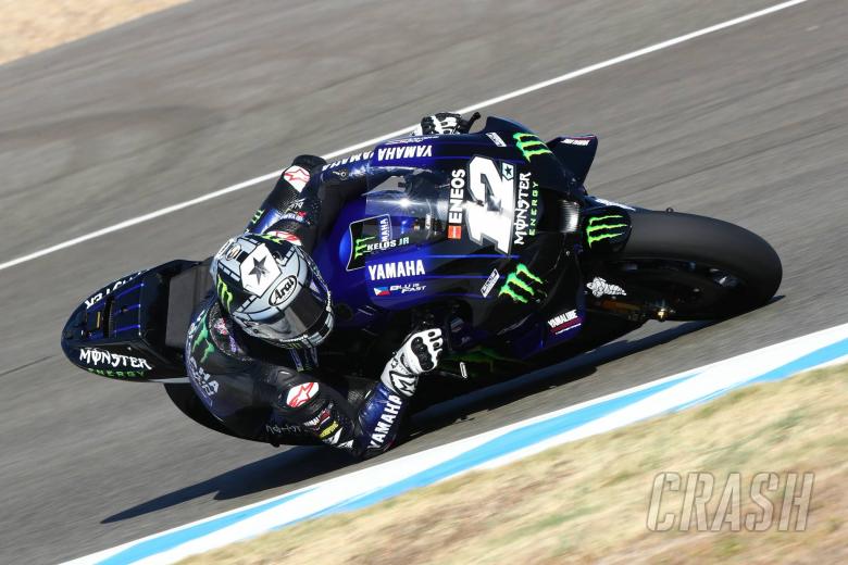 Maverick Vinales (Yamaha), melejit dari posisi 13 ke posisi teratas. (Foto: crash)
