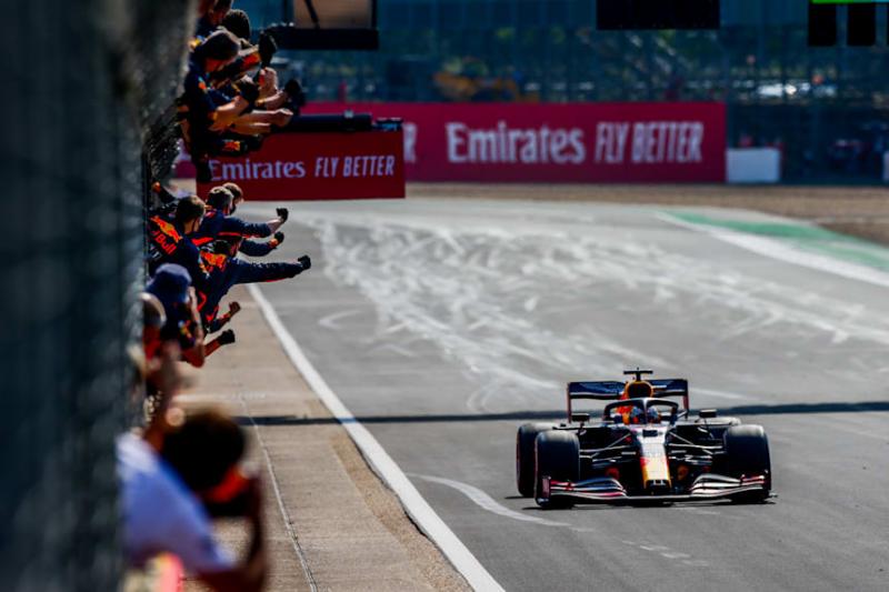 Kemenangan perdana Max Verstappen di Sirkuit Silverstone. Lanjut ke Barcelona pekan ini? (Foto: redbull)