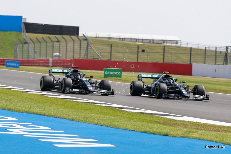Duo Mercedes Lewis Hamilton dan Valtteri Bottas, ujian berat di GP Spanyol. (Foto: lat)