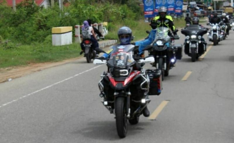 Bikers IMBI Aceh komit promosikan wisata daerah. (foto : Hidayatullah Ramadhan)