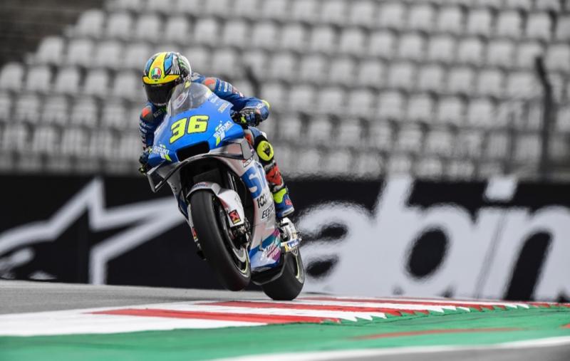 Joan Mir dari pembalap Suzuki tampil gemilang dengan P2 di MotoGP Austria