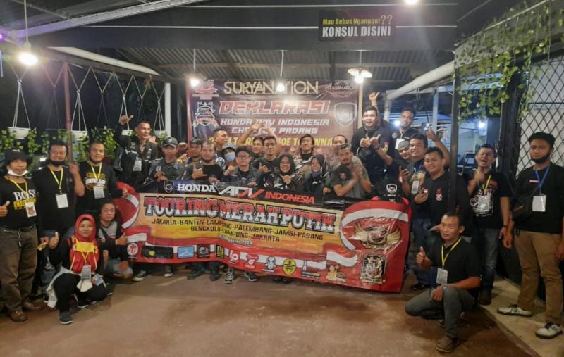 Deklarasi Honda ADV Indonesia Chapter Padang Bersamaan HUT RI 75 Tahun