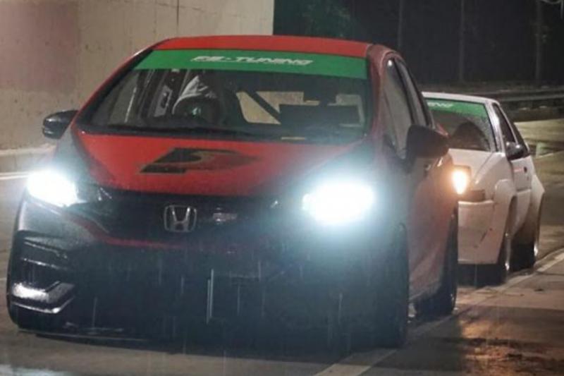 Mobil Honda Jazz yang menjadi senjata Rio SB di kelas ITCR 1500