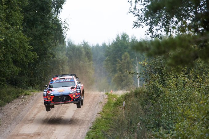 Hyundai i20 masih memimpin Rally Estonia 2020 dan favorit juara saat finish Minggu (6/8) ini. (Foto: wrc)
