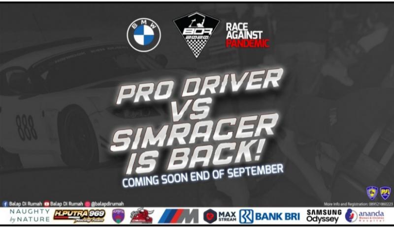 BDR Race Against Pandemic akan kembali pertemukan Sim Racer dan pembalap profesional