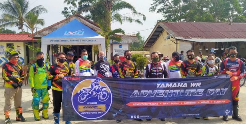Komunitas Yamaha WR 155 R pada Adventure Day di Bangka Belitung