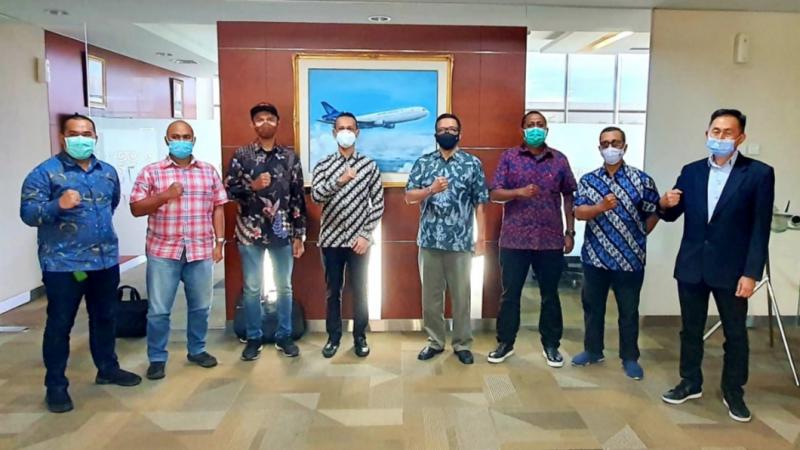 Dukungan siap diberikan Garuda Indonesia dengan membantu akomodasi tim ke berbagai negara, juga dijajaki publikasi MRTI memanfaatkan badan pesawat. 