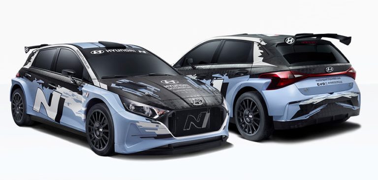 Wujud Hyundai i20 N Rally2 yang merupakan penyempurnaan versi sebelumnya