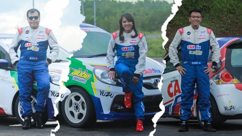 Trio peslalom CARfix siap tampil maksimal di Meikarta 3in1 Motorsport 2020
