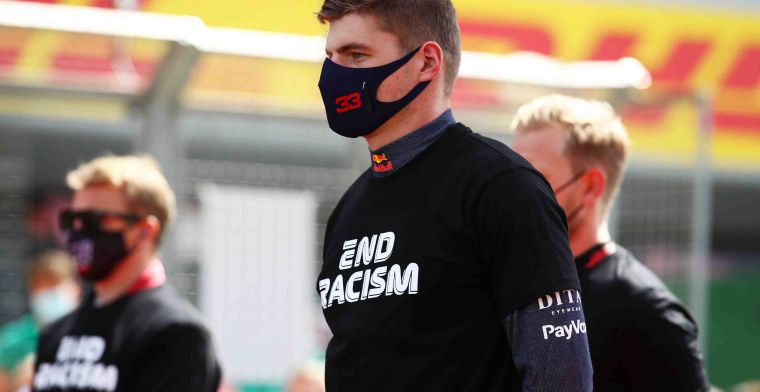 Max Verstappen (Belanda/Red Bull), kampanye mengakhiri rasisme tapi malah bertindak rasis? (Foto: gpblog)