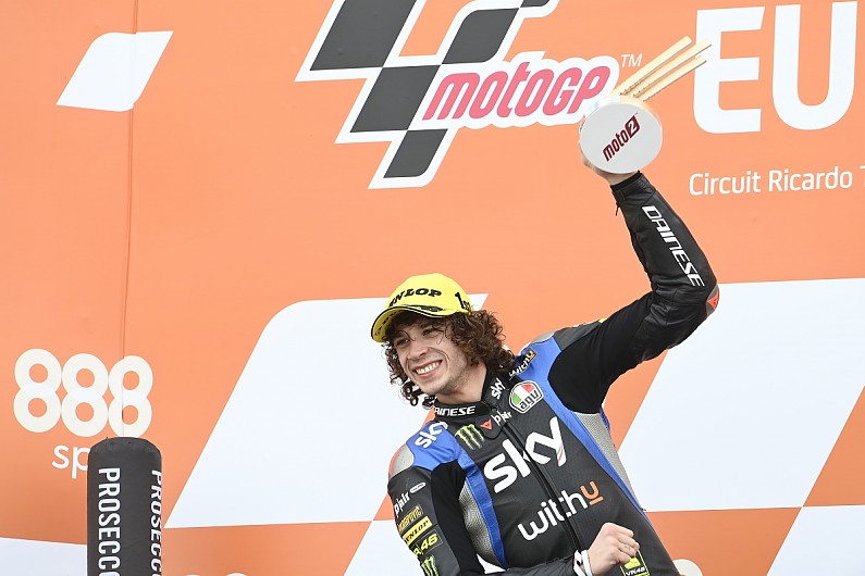 Marco Bezzecchi (Italia/Sky VR46 Racing), diincar tim Aprilia ke MotoGP 2021. (Foto: autosport)